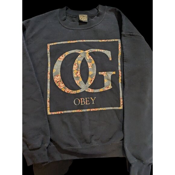 Obey OG Floral Crewneck Sweater - Picture 2 of 7
